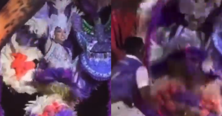 Vídeo mostra apreensão com queda de porta-cores da Ciranda Flor Matizada, em Manacapuru