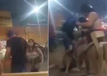 Veja o vídeo das blindadas se batend0 por garanhão após noite de bebedeira