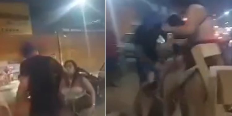 Veja o vídeo das blindadas se batend0 por garanhão após noite de bebedeira