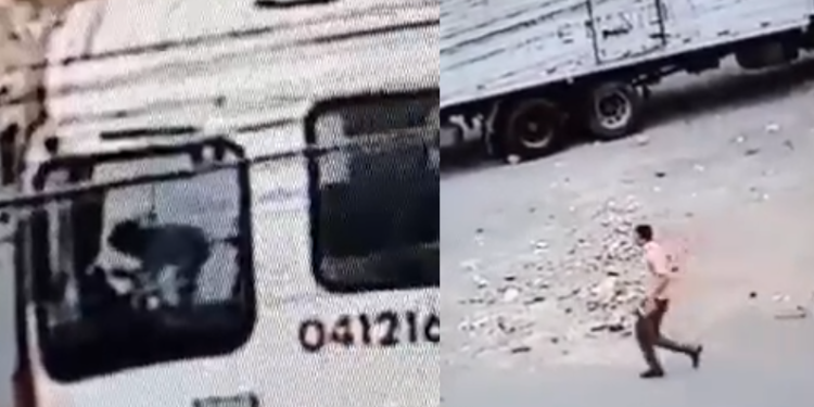 Veja o momento em que irmãos autistas soltam freio de mão e causam acidente em Manaus; vídeo