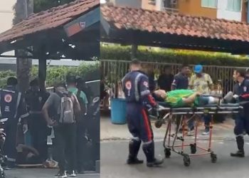 Vídeo: polícia caça pistoleiros que deixaram quatro feridos em Manaus agora à tarde