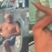 Vídeo: No meio da Torquato Tapajós, idoso coloca cadeira, senta e fica bebendo ‘Corote’