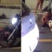 Motoqueiro é arremessado por carro no asfalto e ag0niza em Manaus; veja o vídeo