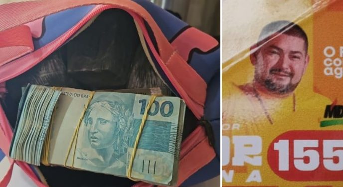 Candidato a vereador é preso em Manaus com drogas e meio milhão em dinheiro vivo