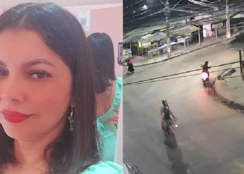 Vídeo mostra latr0cidas de dona de salão de beleza em Manaus fugindo em duas motos; veja