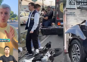 Candidato a vereador ignora m0rte no trânsito que causou e volta às redes sociais em Manaus