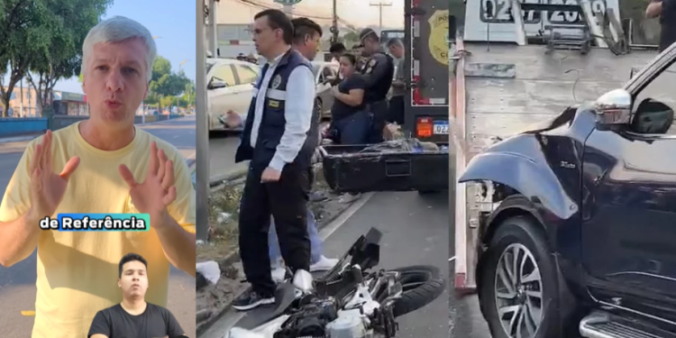 Candidato a vereador ignora m0rte no trânsito que causou e volta às redes sociais em Manaus