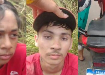 Vídeo mostra traficantes pegando suspeitos de roubar moto em Manaus: ‘esses comédias’