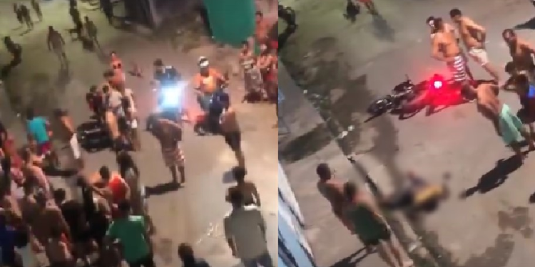 Cena forte: No Cidade de Deus, homem é perseguido por motoqueiros e ‘arrebatad0’ a tir0s