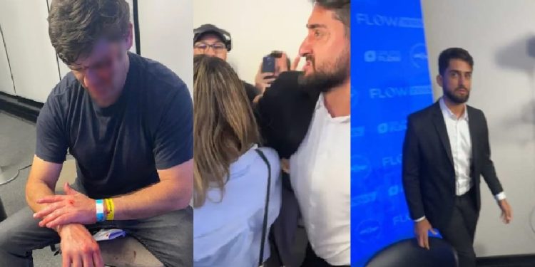 Vídeo: Pablo Marçal é expulso de debate e assessor dele dá soco em marqueteiro de Nunes