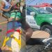 Vídeo mostra casal ferido após ser atropelado por viatura da PM em Manaus