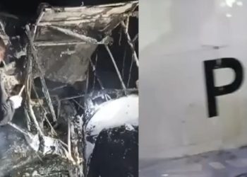 Vídeo: avião cai no Amazonas e ribeirinhos procuram vitimas nos destroços
