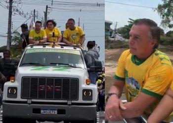 Vídeo: motociata de Bolsonaro vazia frustra campanha de Alberto Neto