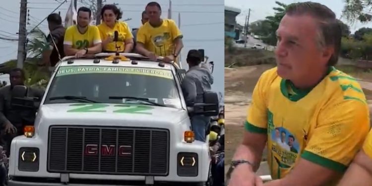 Vídeo: motociata de Bolsonaro vazia frustra campanha de Alberto Neto