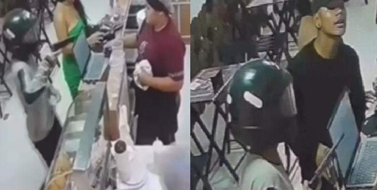 Dupla assalta sorveteria em Tefé aterr0rizando vítimas: ‘Sensação de impotência’; veja