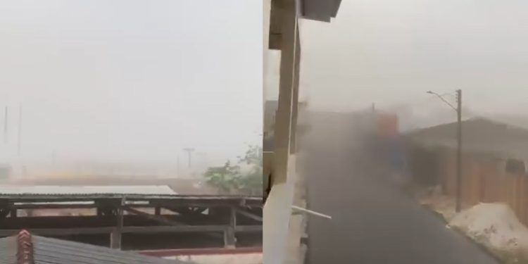 Vídeo: Depois de Manaus, tempestade de areia é registrada em Manicoré e assusta moradores