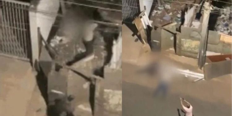 Vídeo: Criminoso acaba esfaqueado após vítima reagir a assalto