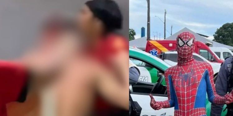 Vídeo: ‘Play Aranha’ é agredido após ser acusado de estupr4r menina de 11 anos em Manaus