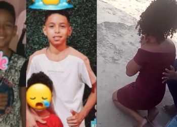 Mãe de menino que desapareceu após canoa virar no AM aparece em vídeo clamando por milagre; veja