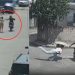 Vídeo mostra assaltante fazenda outra vítima após derrubar jovem durante o crime no Tarumã