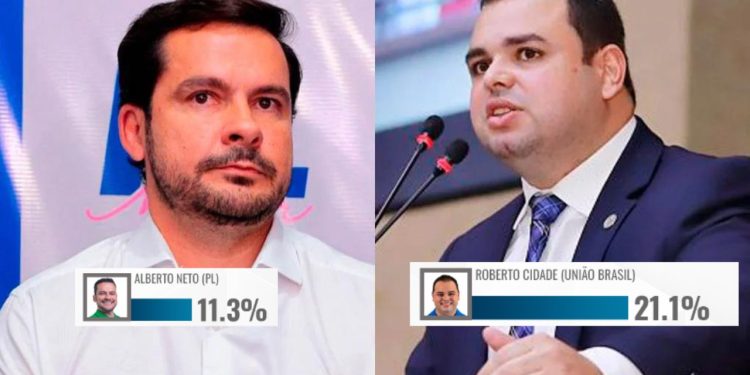 Pesquisa mostra Cidade com quase o dobro de intenções de voto sobre Alberto Neto em Manaus