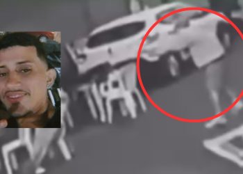 Câmera filma pistoleiro matando entregador na zona leste de Manaus