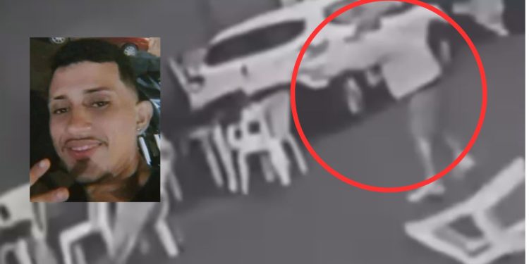 Câmera filma pistoleiro matando entregador na zona leste de Manaus