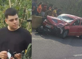 Embriagado, motorista causa acidente e mata duas pessoas em avenida da compensa; veja o vídeo