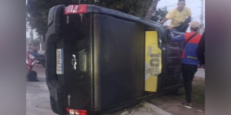 Motorista do prefeito de Itacoatiara capota o carro após dirigir em alta velocidade e supostamente bêbado