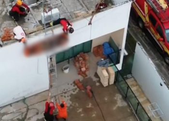 Trabalhador recebe descarga elétrica e morre durante obra em condomínio em Manaus