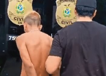 Homem é preso após agredir a esposa com mordidas e socos no interior do Amazonas