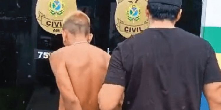Homem é preso após agredir a esposa com mordidas e socos no interior do Amazonas