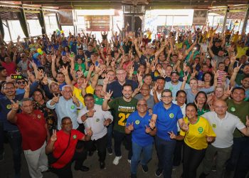 Candidatos da chapa “Ordem e Progresso” têm agenda lotada, com carreatas, reuniões e bandeiraço