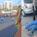 Quem é o mais machão? Vídeo mostra homem quase sendo atropelad0 ao brigar com outro em Manaus; veja