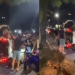 Vídeo: Em alta velocidade, carro arranca árvore e capota com três pessoas na Ponta Negra