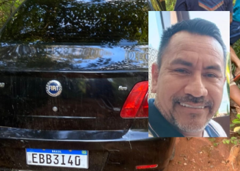 Família encontra carro de homem seque$trad0 por supostos PMs no interior do AM