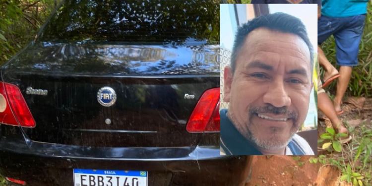 Família encontra carro de homem seque$trad0 por supostos PMs no interior do AM