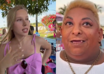 ‘Quem é aquilo?’, questiona influenciadora Cela Lopes ao ver Patixa no Rancho do Maia