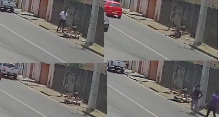Vídeo: estudante m0rre vítima de assalto pedindo ajuda na calçada