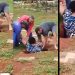 Vídeo: mulher é ‘engolida’ após chão do cemitério abrir: ‘estou com ardência no corpo’