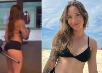 ‘Você constrange as pessoas’, diz homem ao expulsar mulher de shortinho em academia; veja