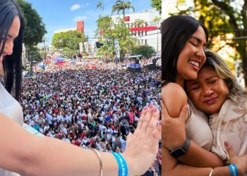 Isabelle Nogueira leva mãe ao Círio de Nazaré em Belém e se emociona: ‘muito forte’