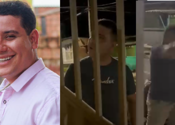 Vídeo: Vereador derrotado xinga e detona carro ao tentar chamar atenção da ex em Presidente Figueiredo