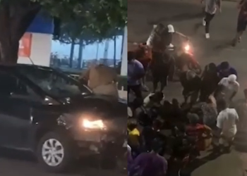 Vídeo: Carro atr0pela casal em motocicleta e arrasta por 50 metros em Manacapuru