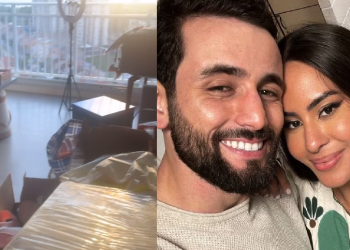 Vídeo: De mala e cuia, Isabelle e Matteus organizam mudança para São Paulo