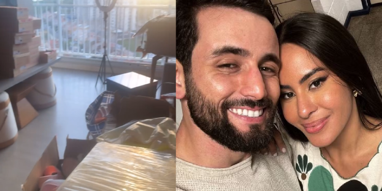 Vídeo: De mala e cuia, Isabelle e Matteus organizam mudança para São Paulo