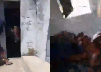 Na frente da mãe e de cr1ança, jovem é b@lead0 dentro de casa após invasão de trio; veja