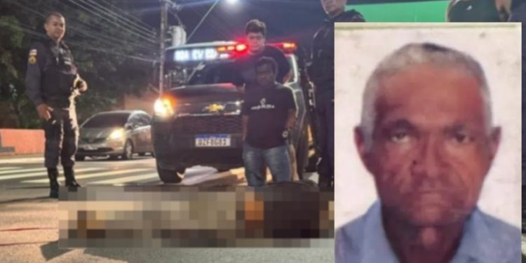 Aposentado m0rre atr0pelado por motoqueiro em Manaus