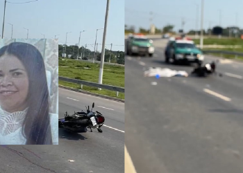 Mulher m0rr3 e$magada e marido sobrevive em acidente de moto no Tarumã