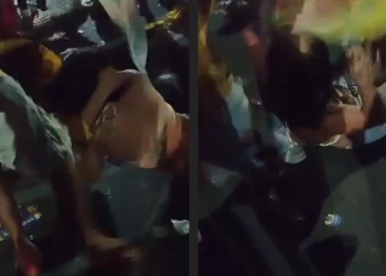 Vídeo: Rivalidade entre candidatos faz mulheres trocarem t@pas em caminhada política em Parintins